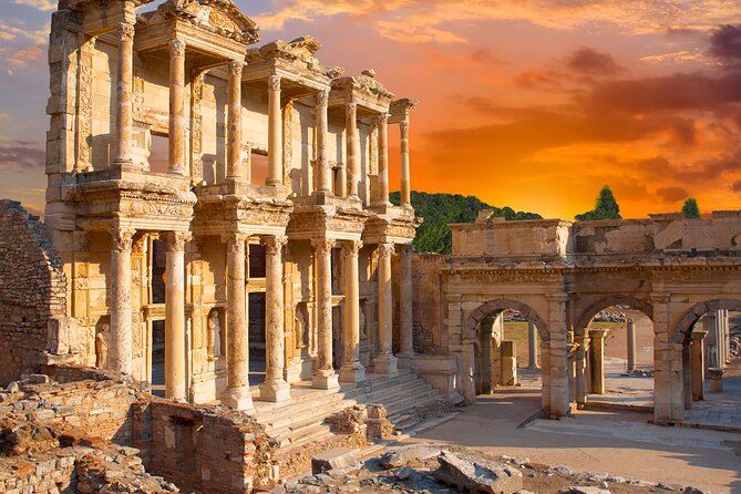 2 Days-Ephesus&Pamukkale Tour from-to Istanbul - Day 1: Izmir flight, Virgin Mary, Ephesus highlights, and Artemis temple views