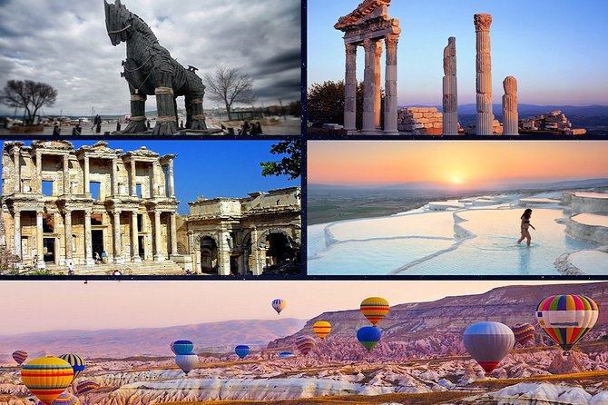 6 Days Turkey Tour Cappadocia, Ephesus, Pamukkale, Gallipoli, Troy Tour - Pamukkale and Hierapolis: Travertines, Shoes Off, and a Real Time Sink