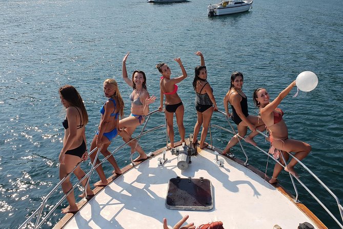 8-Hours Private Swimming Luxury Yacht Cruise to Princes' Island - Crew service: friendly help, language mix, and one smoking concern