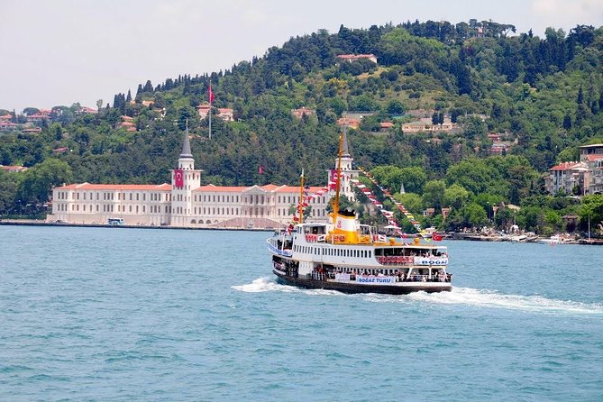 Afternoon Bosphorus Boat and Bus Tour with cable car from Pierre Loti Coffee - Golden Horn from the bus: Balat landmarks and long Byzantine walls