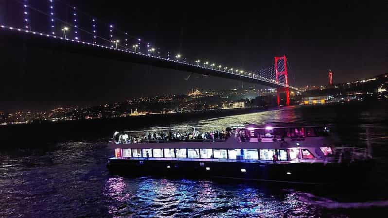 All Inclusive; Istanbul Bosphorus Dinner Cruise w/live shows - The Turkish Night Show: Belly Dance, Henna, DJ, and Whirling Energy