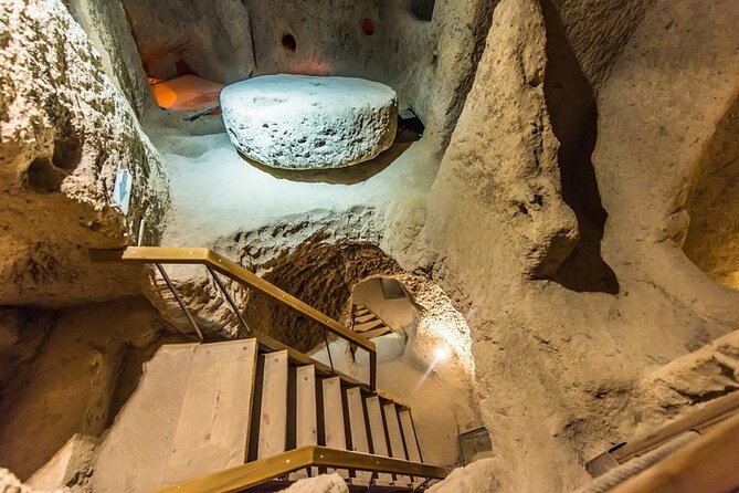all inclusive/Istanbul to Cappadocia Green Day Tour via Plane - Kaymakli Underground City: narrow tunnels, storage, shelter