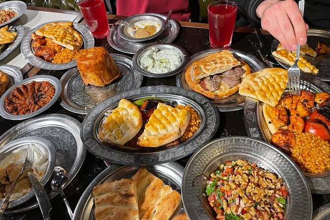 Authentic Turkish Dining in a 140 Years Old Local Restaurant - The sweet finish: künefe with tea and Turkish coffee