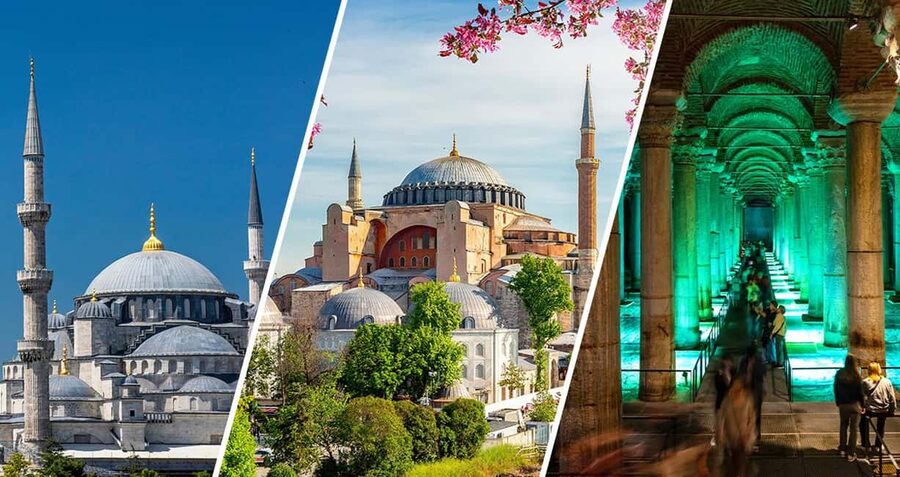 Basilica Cistern, Hagia Sophia, Blue Mosque Tickets & Audios - Hagia Sophia: 1,500 years on Upper Gallery access, with restoration reality