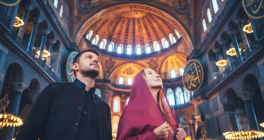 Basilica Cistern, Hagia Sophia, Blue Mosque Tickets & Audios - Basilica Cistern: underground magic, glowing columns, and the Medusa angle