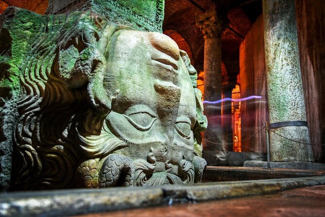 Best of Istanbul: Basilica Cistern - Blue Mosque - Grand Bazaar - Basilica Cistern: Roman Engineering That Feels Like a Movie Set