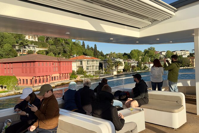 Bosphorus Daytime or Sunset Sightseeing Cruise & Audio Guide - Çırağan Palace and Ortaköy Mosque: glamour and a famous waterfront silhouette