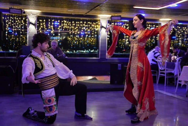 Bosphorus Dinner Cruise w/ Unlimited Drinks & Entertainment - Dinner on the Water: Mezes, Hot Starters, and Real Turkish Classics