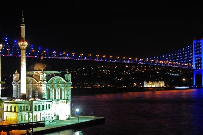 Bosphorus Dinner Cruise with Folk Dance and Live Performances - Ortaköy waterfront, then the Bosphorus Bridge lights