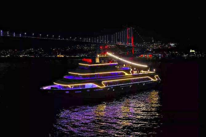 Bosphorus Dinner Cruise with Show and Private Table - The route views: how the Bosphorus lights land at night