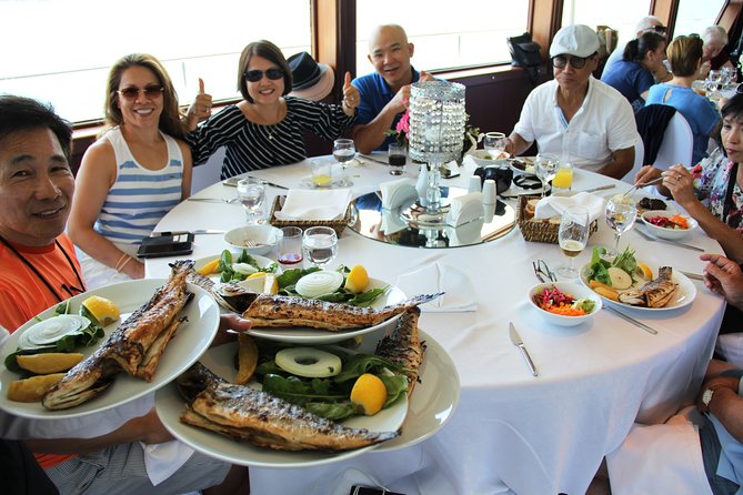 Bosphorus Luxury Lunch Cruise & Black Sea Swimming Experience - Lunch on board: 2 courses, real sit-down pacing