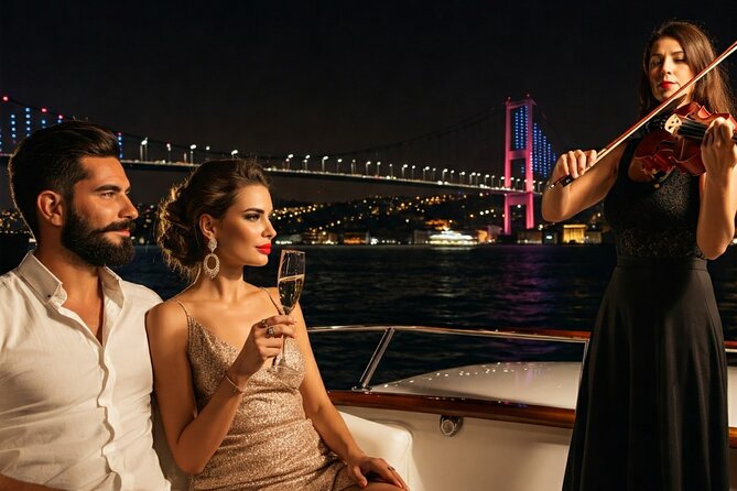 Bosphorus Night Cruise with Luxury Yacht - Çırağan Palace: marble glamour with a darker edge