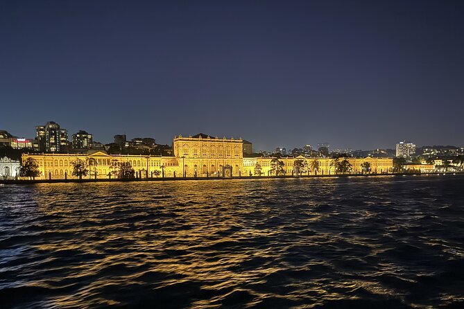 Bosphorus Night Lights: Guided Cruise With Tea and Cookies - Ortaköy Mosque and the photo-friendly waterfront moment