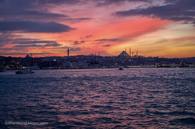 Bosphorus Private Sunset Cruise on a Yacht with Wine - From the Egyptian Bazaar meeting point to the yacht time