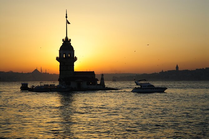 Bosphorus Private Sunset Cruise on a Yacht with Wine - Dolmabahçe Palace from the water, Armenian architects and European styling