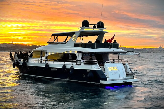 Bosphorus Sunset: An Enchanting Yacht Cruise in Istanbul - Dolmabahçe Palace area: the European shore when the light turns soft