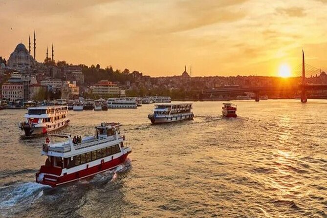 Bosphorus Sunset Guided Cruise Tour - Asian-side passes: Anadolu Fort, Küçüksu Castle, Maiden Tower