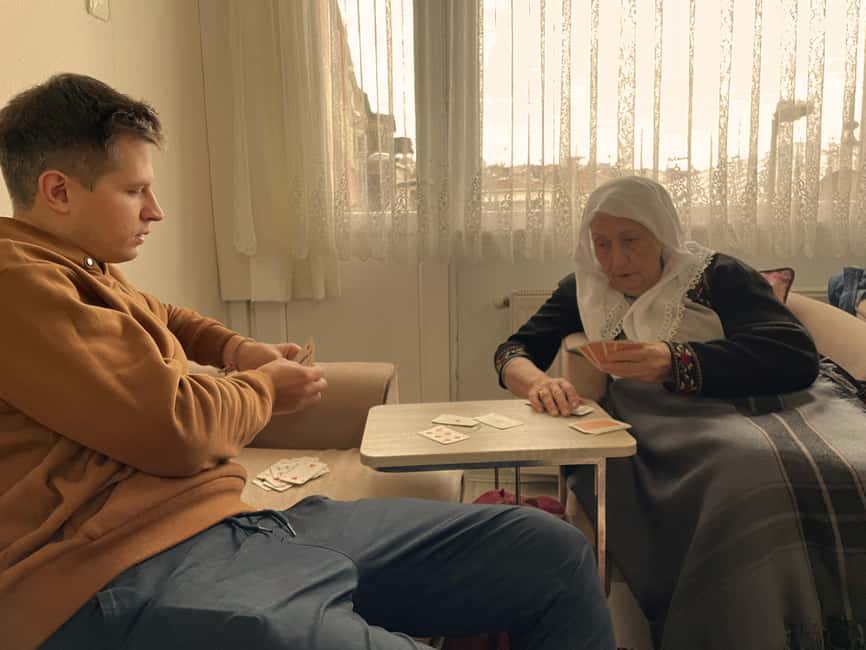 Card Game and Afternoon Turkish Tea with Local Grandma - Small group energy: why 3 people makes a difference