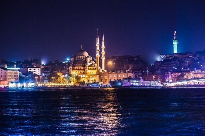 Dinner Cruise with Turkish Show in Istanbul - Bosphorus photo stops before dinner: bridge, Maiden’s Tower, Galata Tower