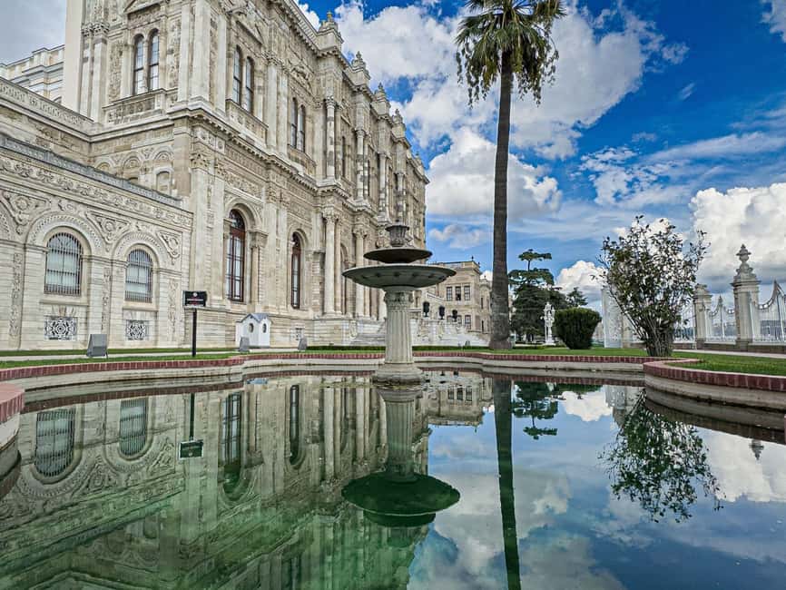 Dolmabahce Palace Ticket & Bosphorus Boat Tour Experience - Gardens and timing around your cruise