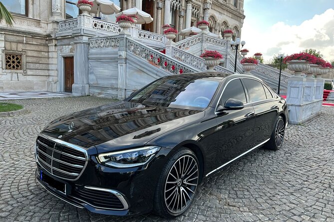First Class Business Sedan Airport Transfer Services in Istanbul - Finding Guide 01 at Sabiha Gokcen (SAW), with a real landmark