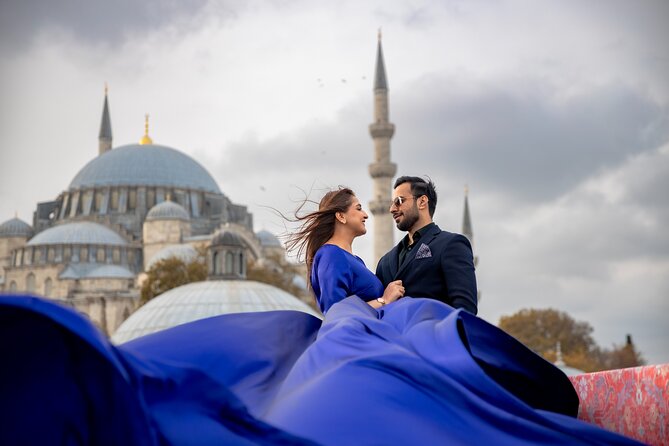 Flying Dress Photography on an Iconic Rooftop in Istanbul - Your Outfit Options: Flying Dress and Traditional Rental Costs