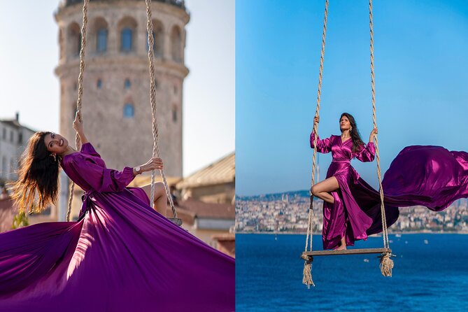 Flying Dress Rooftop Photoshoot in Istanbul (2Concepts, 1dress) - Price and Value: Paying for a Private Rooftop Product