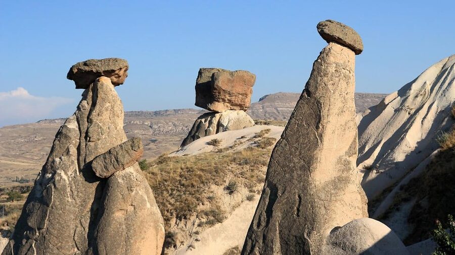 From Istanbul: 2 Days Cappadocia Tour by Return Flight - Day 1 Route: Göreme, Pasabag Fairy Chimneys, Avanos Pottery, Uchisar, and Devrent Views