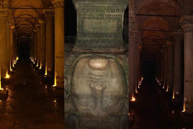 Guided Hagia Sofia, Blue mosque, Basilica Cistern skip lines tour - Basilica Cistern: the underground palace and the Medusa heads