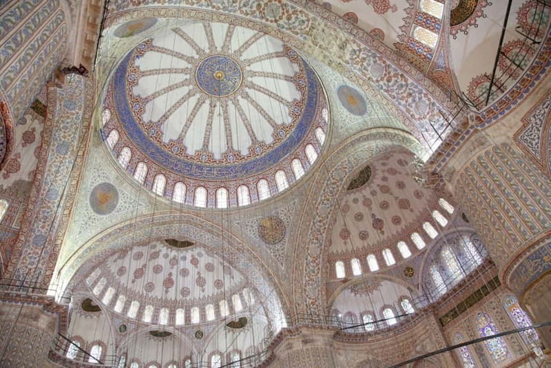 Hagia Sophia & Blue Mosque Half-day Guided, Small Group Tour - Blue Mosque: the six minarets and the tilework to look for