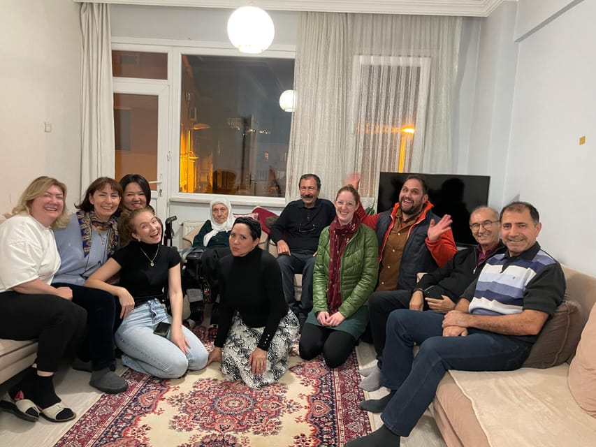 Istanbul Authentic Turkish Family Dinner with Eastern Family - Arrival ritual: tea, cookies, and conversation with Rodja’s family
