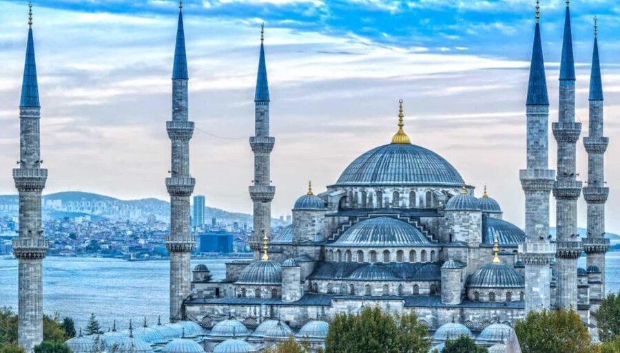 istanbul best off full day private tour - Blue Mosque Inside: Iznik Tiles and the Sultanahmet Skyline View