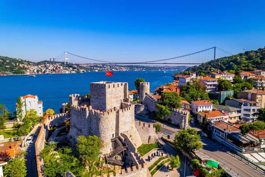 Istanbul: Boat Cruise w/ Snacks & Anatolian Fortress Visit - What you see on the European side: Dolmabahçe, Ortaköy, and palace views