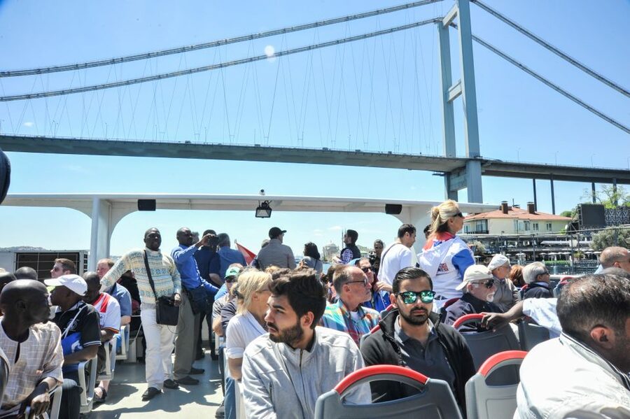 Istanbul: Bosphorus Cruise w/Audio Guide and Sunset Option - Golden Horn first, Galata Tower next: the city from the inner harbor