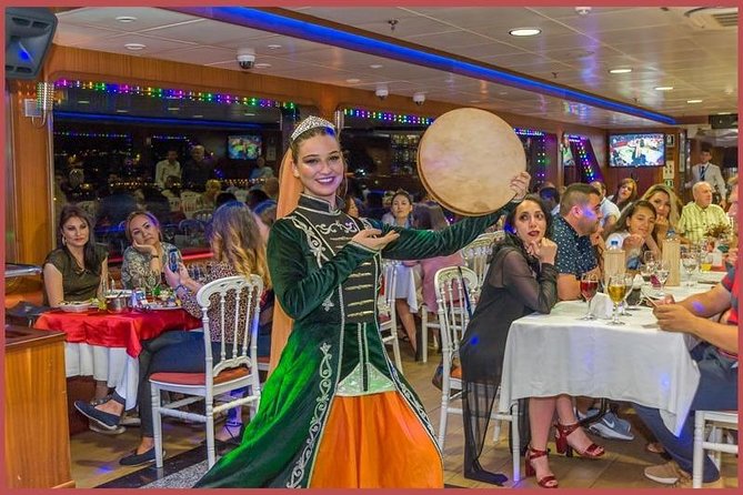 Istanbul Bosphorus Cruise with Dinner and Belly-Dancing Show - From the Boat: Blue Mosque, Hagia Sophia Views, and Dolmabahçe Glow