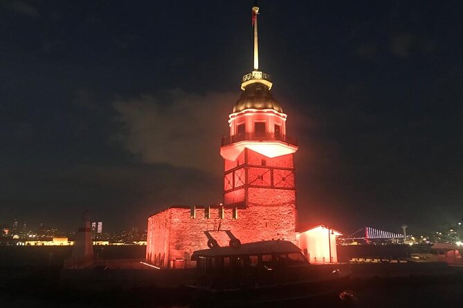 Istanbul Bosphorus Dinner Cruise and Turkish Night Show - Dinner on the Bosphorus Deck: Night Views, Soft Drinks, and a 3.5 Hour Clock
