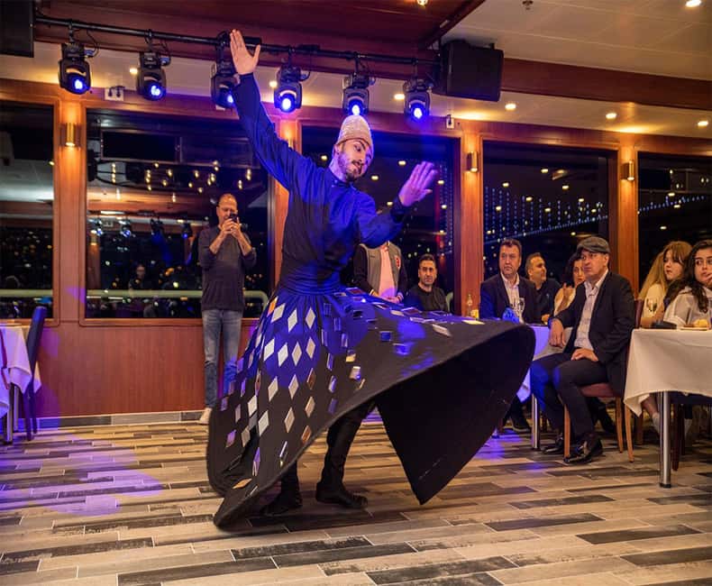 Istanbul Bosphorus Dinner Cruise & Dance Shows Tour - Hotel Pickup From 19:00 to 20:00, Then the 20:30 Start