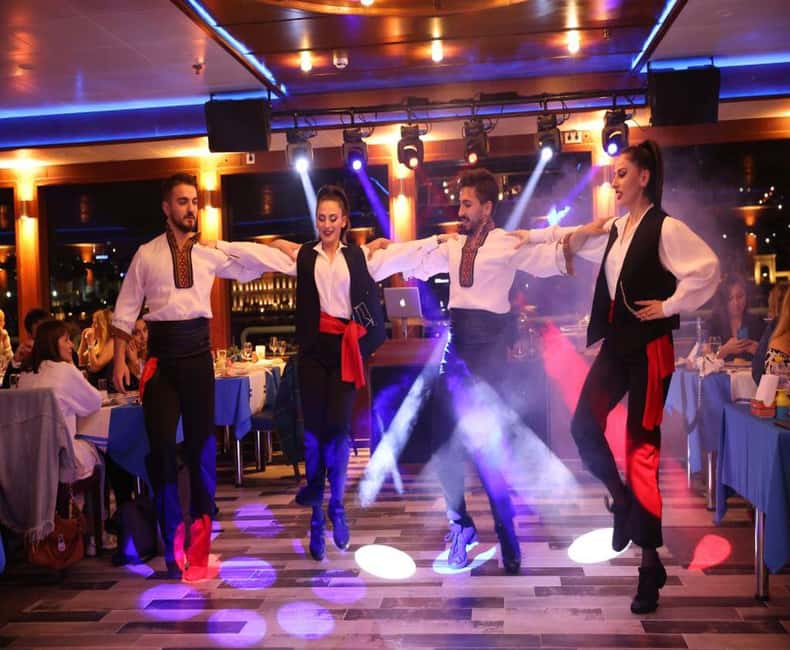 Istanbul Bosphorus Dinner Cruise & Dance Shows Tour - Alcohol and Drinks: Unlimited Drinks, Plus What You Should Confirm