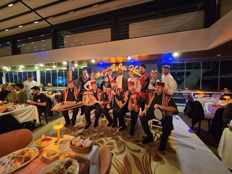 Istanbul: Bosphorus Dinner Cruise & Show with Private Table - The Show on Deck: Turkish Folk, Latin Flamenco, DJ, and More