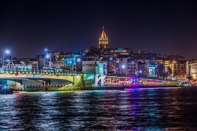 Istanbul Bosphorus New Year's Eve Dinner Cruise Party in Istanbul - The Bosphorus Sights You Pass at Night, From Dolmabahçe to Maiden’s Tower