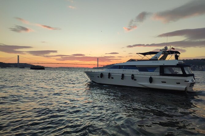 Istanbul Bosphorus Sunset Cruise on the Luxury Yacht - Maiden’s Tower: myth, silhouette, and the last big photo