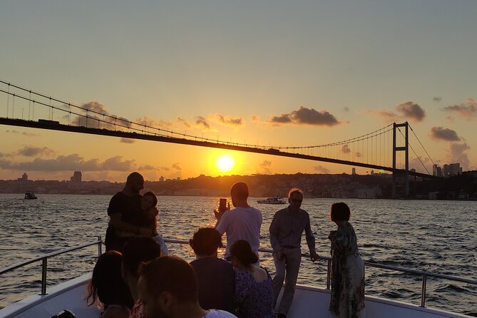 Istanbul Bosphorus Sunset Cruise with Wine on a Luxury Yacht - Luxury yacht vibe, with room for watching and photos