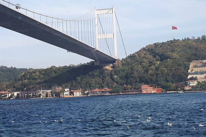Istanbul Bosphorus Tour With Whirling Dervish Show - The Fatih Sultan Mehmet Bridge view, plus a huge span moment