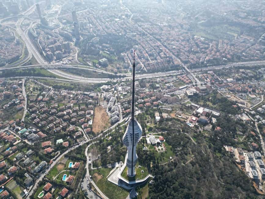 Istanbul: Camlica Tower Observation Deck Admission Ticket - Camlica Tower in Istanbul, 369 meters up: what views you actually get
