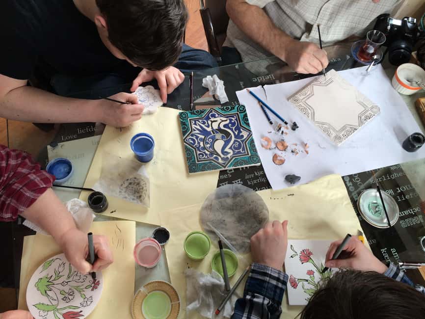 Istanbul: Ceramic & Tile Painting Workshop (KILN FIRED) - Painting Ceramic Near Galata Tower, Then Letting It Be Fired