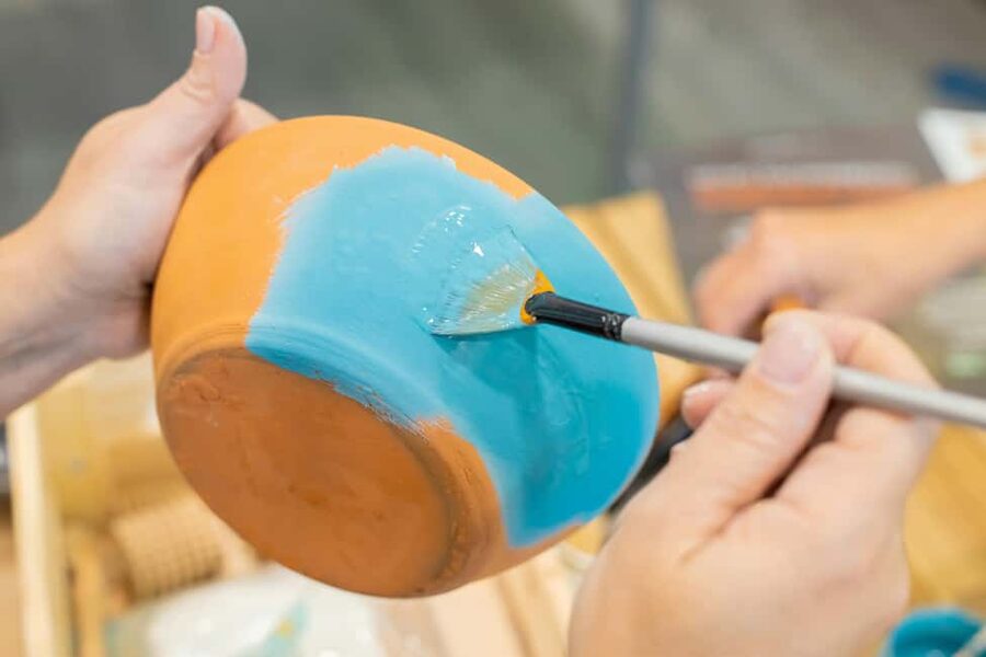 Istanbul: Ceramic & Tile Painting Workshop (KILN FIRED) - The Studio Process in 90 Minutes: Tea, Stencils, and Painting Decisions