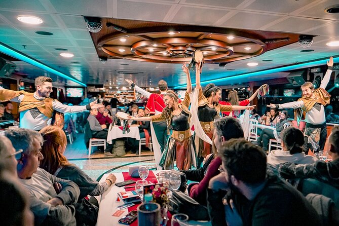 ISTANBUL: Dinner Cruise On The Bosphorus with Turkish night show - Fortresses on both sides: Rumeli Hisarı and Anadolu Hisarı