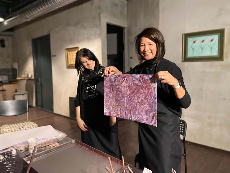 Istanbul: Ebru (Water Marbling) Workshop - UNESCO Heritage - Getting there: the meeting point near Arada Beyrut and Lavander