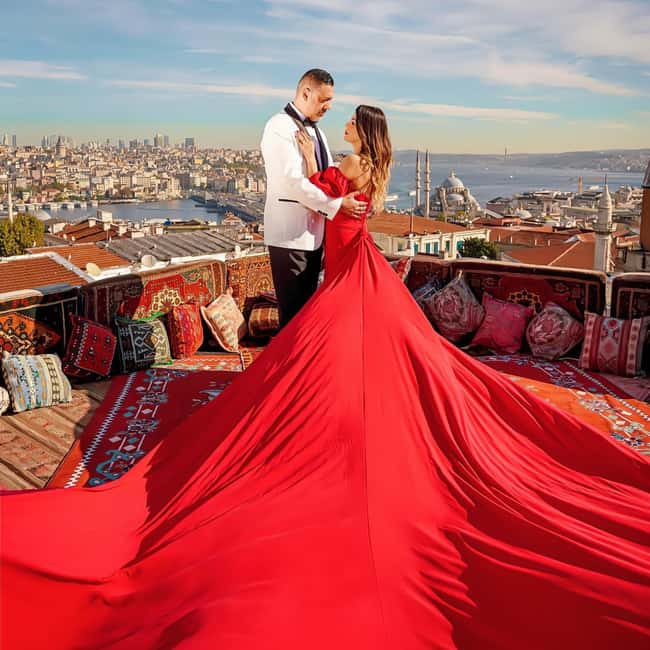 Istanbul: Flying Dress Photoshoot at Rooftop Terrace - What you get beyond the photos, and why that matters in Istanbul