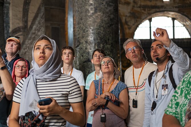 Istanbul Hagia Sophia & Basilica Cistern Guided Tour with Tickets - Basilica Cistern: Subterranean Palace, Medusa heads, and 50 steps